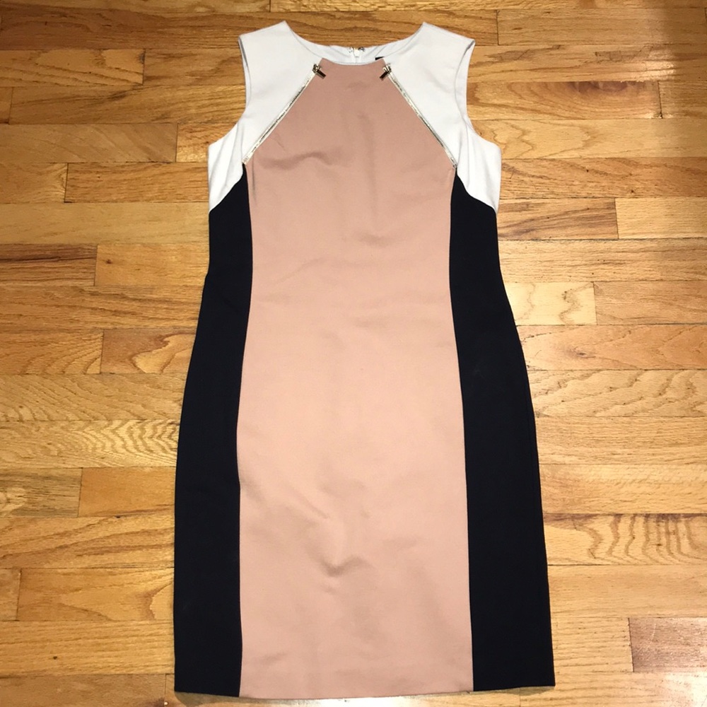 Ann Taylor Color Block Work Dress